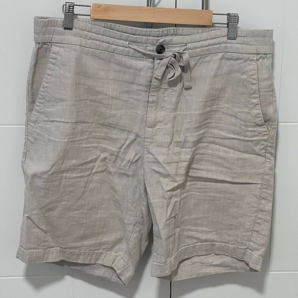 RW&CO. Shorts  - Beige  - 55% Cotton 45% Linen